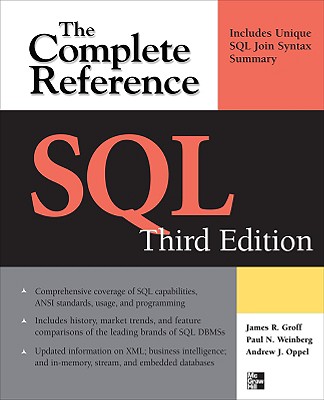 SQL the Complete Reference, 3rd Edition Cover Image