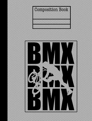 BMX Composition Notebook - 5x5 Quad Ruled: 7.44 x 9.69 - 200 Pages - Graph Paper - School Student Teacher Office Cover Image