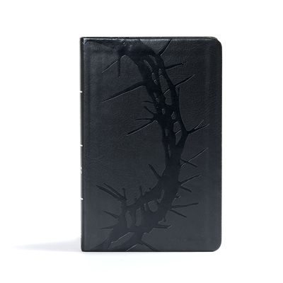 CSB Ultrathin Reference Bible, Charcoal Leathertouch Cover