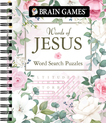 Brain Games - Words of Jesus Word Search Puzzles (320 Pages) Cover Image