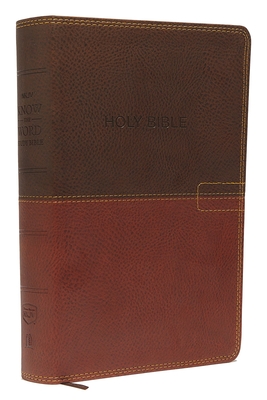 NKJV, Know the Word Study Bible, Imitation Leather, Brown/Caramel, Red Letter Edition: Gain a Greater Understanding of the Bible Book by Book, Verse b By Thomas Nelson Cover Image