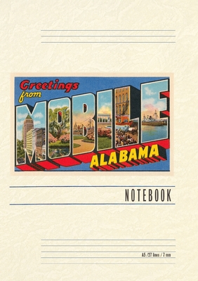Vintage Lined Notebook Greetings from Mobile Cover Image