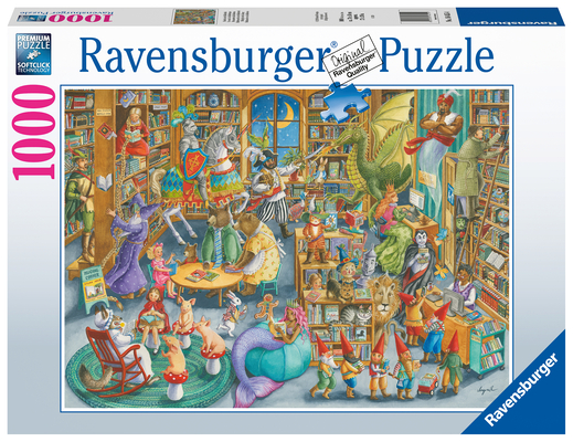 Midnight at the Library 1000 PC Puzzle By Ravensburger (Created by) Cover Image