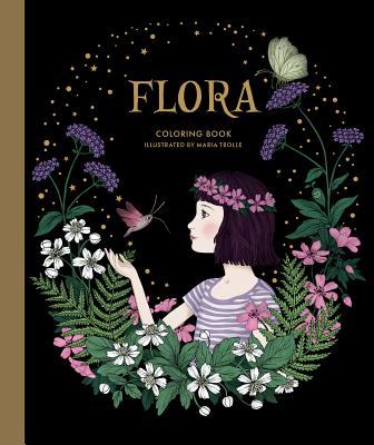 Flora Coloring Book By Maria Trolle Cover Image