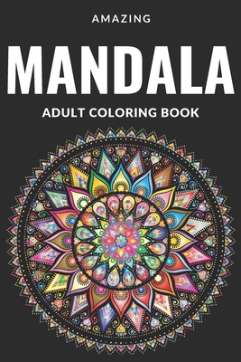 50 Pages Mandala Coloring Book for Beginners: Easy to Color Mandalas for  Stress Relief (Paperback)