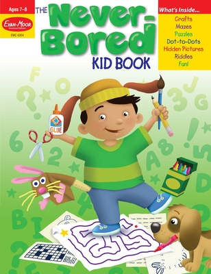 The Never-Bored Kid Book, Age 7 - 8 Workbook Cover Image
