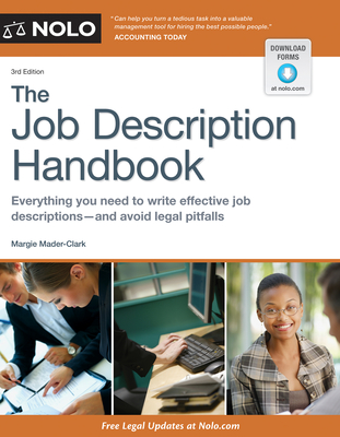 The Job Description Handbook By Margie Mader-Clark Cover Image