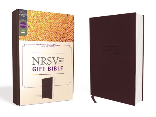 Nrsvue, Gift Bible, Leathersoft, Burgundy, Comfort Print By Zondervan Cover Image