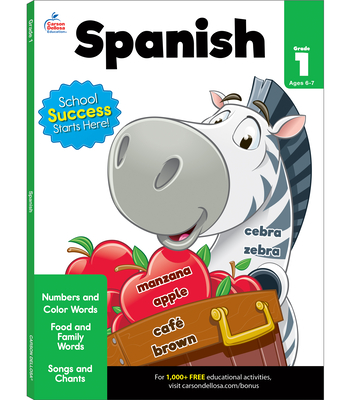 Spanish Workbook, Grade 1 By Brighter Child (Compiled by), Carson Dellosa Education (Compiled by) Cover Image