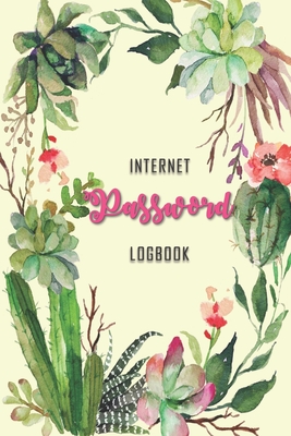Password Book: Internet Address and Password Logbook to Protect and Remember Usernames and Passwords- 6X9 Inch. Cover Image