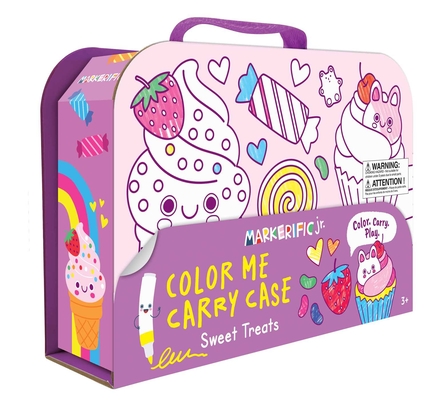 Markerific Jr.: Sweet Treats: Color Me Carry Case with coloring