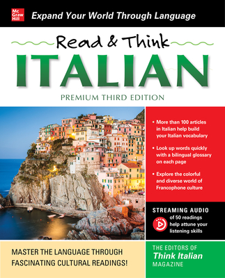 Read & Think Italian, Premium Third Edition By The Editors of Think Italian! Magazine Cover Image