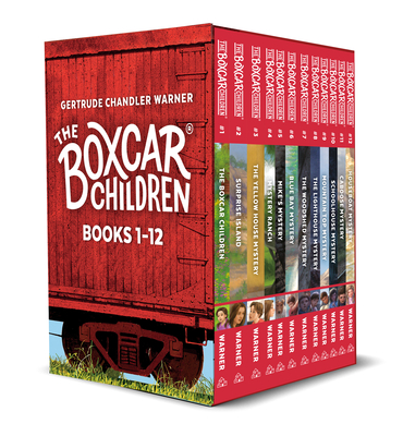 The Boxcar Children Bookshelf (Books #1-12) (The Boxcar Children Mysteries #1) By Gertrude Chandler Warner (Created by) Cover Image