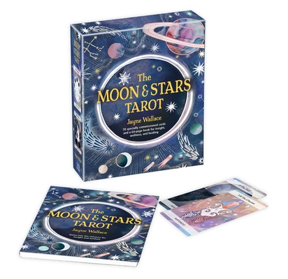 The Moon & Stars Tarot: Includes a full deck of 78 specially commissioned tarot cards and a 64-page illustrated book By Jayne Wallace Cover Image