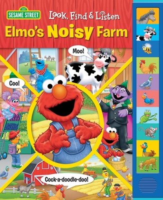 Sesame: Elmo's Noisy Farm (Look and Find) Cover Image