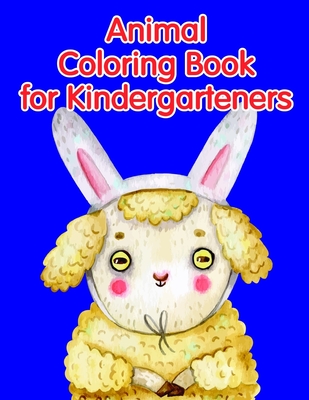 Animal Coloring Book for Kindergarteners: Super Cute Kawaii Coloring Pages for Teens By Lucky Me Press Cover Image