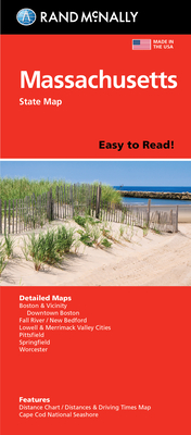 Rand McNally Easy to Read Folded Map: Massachusetts State Map By Rand McNally Cover Image
