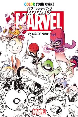 Color Your Own Young Marvel by Skottie Young
