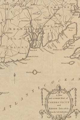 Cover for Connecticut and Rhode Island Vintage Map Field Journal Notebook, 50 pages/25 sheets, 4x6