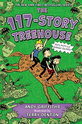 The 117-Story Treehouse: Dots, Plots & Daring Escapes! (The Treehouse Books #9) By Andy Griffiths, Terry Denton (Illustrator) Cover Image
