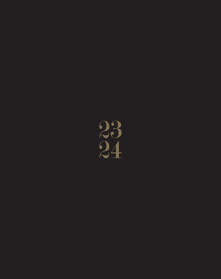 Black 2023-24 7.5 X 9.5 Academic Booklet Monthly Planner By Willow Creek Press Cover Image