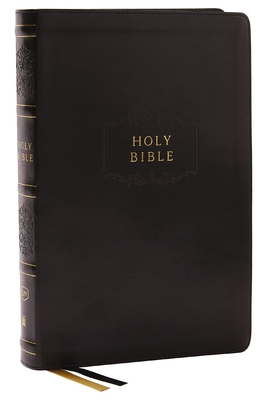 KJV Holy Bible with 73,000 Center-Column Cross References, Black Leathersoft, Red Letter, Comfort Print: King James Version Cover Image