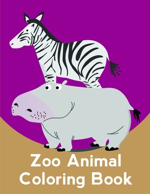 Zoo Animal Coloring Book: Creative haven christmas inspirations coloring book Cover Image