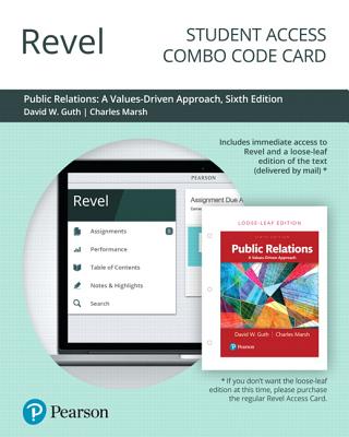Revel for Public Relations: A Values Driven Approach &ndash; Combo 