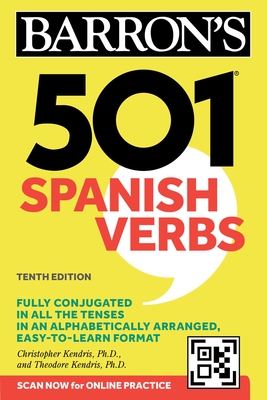 501 Spanish Verbs, Tenth Edition (Barron's 501 Verbs) Cover Image