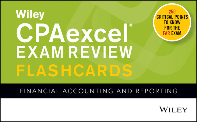 Wiley's CPA Jan 2022 Flashcards: Financial Accounting and Reporting By Wiley Cover Image