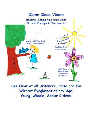 Clear Close Vision - Reading, Seeing Fine Print Clear: Natural Presbyopia Treatment By William H. Bates, Clark Night Cover Image