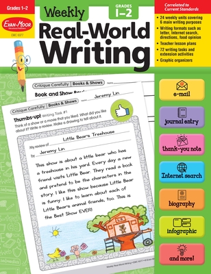 Weekly Real-World Writing, Grade 1 - 2 Teacher Resource Cover Image