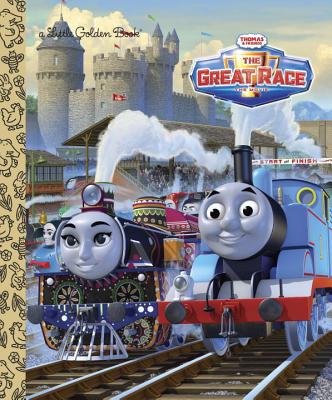 Thomas & Friends The Great Race (Thomas & Friends) (Little Golden Book) By Golden Books, Tommy Stubbs (Illustrator) Cover Image