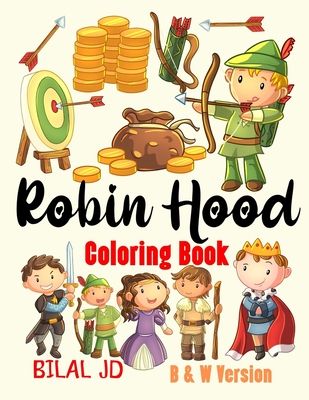Robin Hood Coloring Book: Activity Books For 1st Graders Cover Image