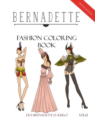 BERNADETTE Fashion Coloring Book Vol.12: Mardi Gras inspired outfits Cover Image