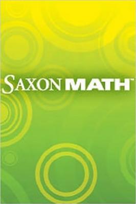 Saxon Math 8/7: Answer Key Transparency Set
