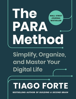 The PARA Method: Simplify, Organize, and Master Your Digital Life By Tiago Forte Cover Image