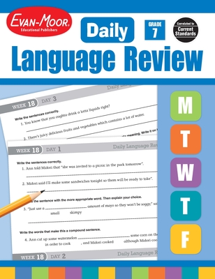 Daily Language Review, Grade 7 Teacher Edition Cover Image