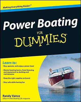 Power Boating for Dummies By Randy Vance Cover Image
