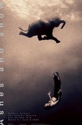 Gregory Swimming with Elephant New York Exhibition (Standard Poster): New York Exhibition (Standard Poster) (Ashes and Snow Posters) By Gregory Colbert (Photographer) Cover Image