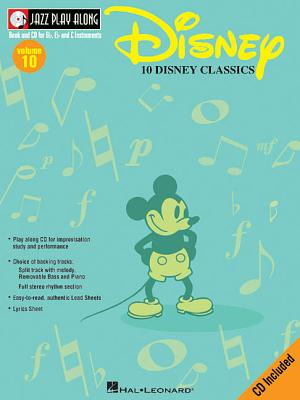 Disney: Jazz Play-Along Volume 10 Cover Image