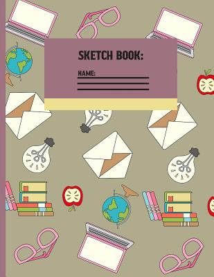 Sketchbook: Library Back to school Sketch paper to draw and sketch in for students 120 pages (8.5 x 11 Inch). By Creative Line Publishing Cover Image