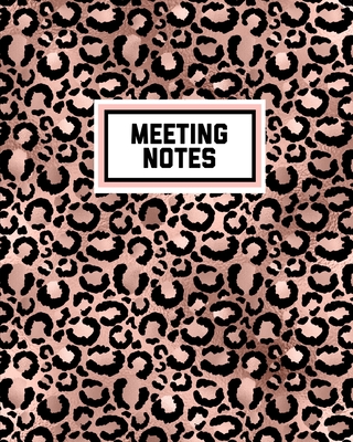 Meeting Notes: For Taking Minutes at Business Meetings Action/ Agenda Notebook Book By Meeting Agenda Publishing Cover Image