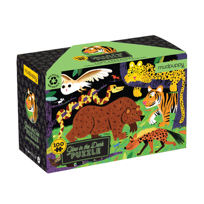 Land Predators 100 Piece Glow in the Dark Puzzle By Galison Mudpuppy (Created by) Cover Image