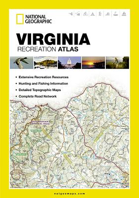 Virginia Recreation Atlas By National Geographic Maps Cover Image