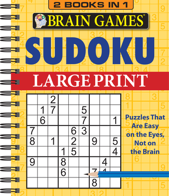 Brain Games - 2 Books in 1 - Sudoku By Publications International Ltd, Brain Games Cover Image