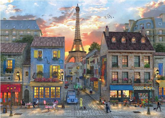 Puzzle Evening in Paris By Inc Peter Pauper Press (Created by) Cover Image