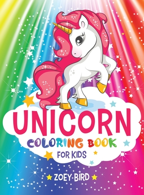 Unicorn coloring book for kids ages 4-8 US edition: Magical