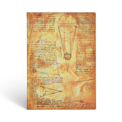 Paperblanks | Sun & Moonlight | Leonardo’s Sketchbookes | Softcover Flexi | Midi | Lined | 240 Pg | 100 GSM