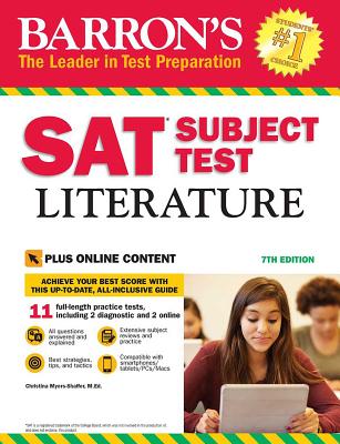SAT Subject Test Literature with Online Tests Cover Image